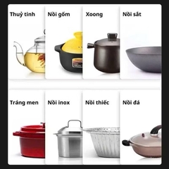 BẾP HỒNG NGOẠI CHEFS ĐEN DÙNG MỌI LOẠI NỒI (20)