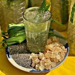 Sét Mũ Trộm Hạt Chia Đường Phèn Lá Dứa 250g (5)