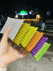 MIẾNG RỬA CHÉN ĐA SẮC SAMRAN (ko ck mua 10 tặng 2 )