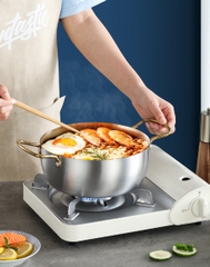 Chảo Inox Hợp Kim Mạ Vàng 2 Quai To 18cm (9)