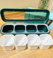 HỘP ĐỰNG GIA VỊ 4 NGĂN SHENGYU HÀNG NĐ (3)