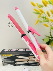 MÁY UỐN KẸP DUỖI TÓC 3 IN 1 KEMEI 1213 CHÍNH HÃNG (14)
