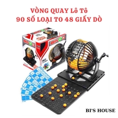 BỘ ĐỒ CHƠI QUAY SỐ LOTO CÓ LỒNG QUAY LỚN(9)