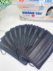 KHẨU TRANG Y TẾ KHÁNH THY (màu đen) (2)