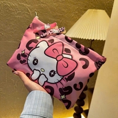 TÚI ĐỰNG ĐỒ TRANG ĐIỂM, MAKEUP KITTY BEO HỒNG (3)