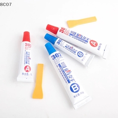Keo AB Siêu Chắc trong Suốt Dán Nhựa Kim Loại (2)