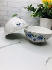 CHÉN SỨ ĂN CƠM HOA VĂN ( 10 TẶNG 2)