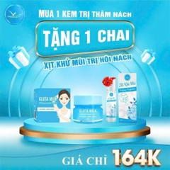 KEM HỖ TRỢ GIẢM THÂM NÁCH GLUTA MIKL TẶNG XỊT KHỬ MÙI C.HÃNG (10) '