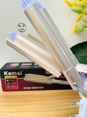 MÁY UỐN TÓC 3 TRỤC KEMEI 1010 CHÍNH HÃNG (20)