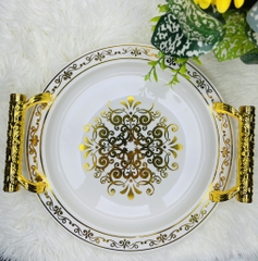 DĨA ĐỂ THỰC PHẨM 30cm DECOR PHONG CÁCH CHÂU ÂU SANG TRỌNG (3)