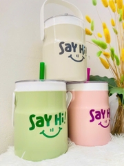 BÌNH NƯỚC, BÌNH ĐÁ GIỮ NHIỆT SAY HI 1LÍT