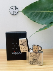 HỘP QUẸT ZIPPO 1932 BẠC CỔ XI ĐỜI LA MÃ FULL BOX (12)