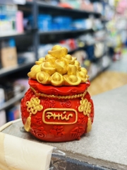 Hũ Đựng Gạo Muối Chữ PHÚC Hình Túi Tiền LOẠI 150g (2)