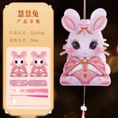 LỒNG ĐÈN TRUNG THU THỎ HỒNG KUTE (2)