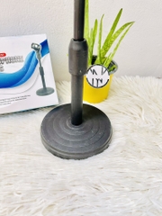 Giá đỡ chân kẹp điện thoại đế tròn để bàn livestream / trợ giảng (1)