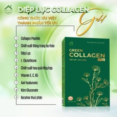 COLLAGEN DIỆP LỤC MẪU MỚI C.HÃNG, UỐNG HỖ TRỢ DA DÁNG '