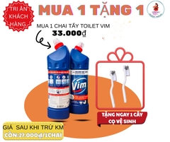 CHAI TẨY RỬA BỒN CẦU NHÀ TẮM VIM CHÍNH HÃNG 880ml ( Ko áp dụng cho giảm 10%) (2)