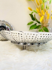 Rổ Hấp Inox Xếp Gọn Tiện Lợi 22cm