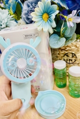 QUẠT CẦM TAY PHUN BONG BÓNG CHO BÉ (4) '
