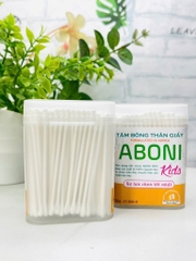 HỘP 200 CÂY BÔNG TĂM ABONI CHO BÉ (2)