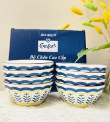 BỘ 6 CHÉN CAO CẤP COMFO QUÀ TẶNG