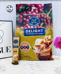 Túi Cà Phê Sữa Hoà Tan 3in1 K DELIGHT 612g x 36 gói