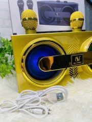 LOA KARAOKE BLUETOOTH YS-206 TẶNG KÈM 2 MICRO KHÔNG DÂY CHÍNH HÃNG CỰC HAY (80)