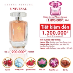 NƯỚC HOA CHARME UNIVERSAL MỚI C.HÃNG '