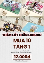 THẢM LÓT CHÂN CHỐNG TRƯỢT LABUBU HOT TREND (1)
