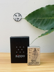 HỘP QUẸT ZIPPO 1932 BẠC CỔ XI ĐỜI LA MÃ FULL BOX (12)