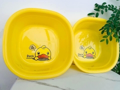 CHẬU NHỰA 27cm NHIỀU MÀU HÌNH VỊT (1)