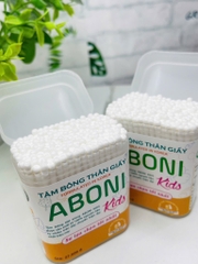 HỘP 200 CÂY BÔNG TĂM ABONI CHO BÉ (2)