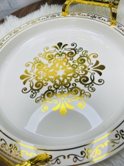 DĨA ĐỂ THỰC PHẨM 35cm DECOR PHONG CÁCH CHÂU ÂU SANG TRỌNG (4)