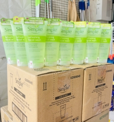 SỮA RỬA MẶT SIMPLE 150ML MÀU XANH LÁ CHO DA NHẠY CẢM (Ko áp dụng cho giảm 10%)