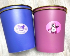 THÙNG RÁC HOẠT HÌNH GẤU DÂU VIỀN VÀNG KUTE (2)