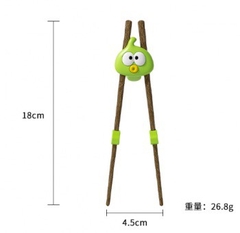 Đũa Tập Ăn Bằng Gỗ Cho Trẻ – Hình Chú Chim Đáng Yêu (2)