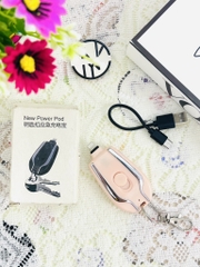Móc Khoá Kiêm Sạc Dự Phòng Cấp Tốc 1500mah Loại Thường