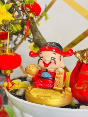 TƯỢNG THẦN TÀI ĐẾ VÀNG PHONG THUỶ CHIÊU TÀI LỘC (5)