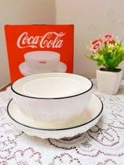 BỘ CHÉN - TO - DĨA COCACOLA XỊN (3)