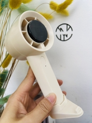 QUẠT CẦM TAY CÓ HIỂN THỊ % PIN CÓ KÈM GIÁ ĐỠ (6) '