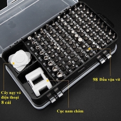 Bộ Vít 115 Chi Tiết Thép Hợp Kim (11)