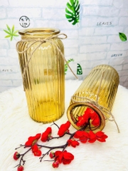 BÌNH CẮM HOA THUỶ TINH SỌC VÀNG MẪU TO (3)