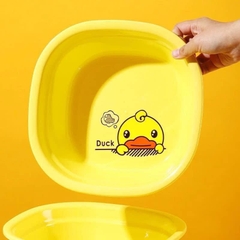 CHẬU NHỰA 27cm NHIỀU MÀU HÌNH VỊT (1)