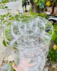 KỆ MỸ PHẨM XOAY 360 ĐỘ TRONG SUỐT (10)