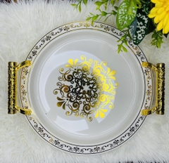 DĨA ĐỂ THỰC PHẨM 35cm DECOR PHONG CÁCH CHÂU ÂU SANG TRỌNG (4)