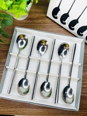 MUỖNG INOX DÀI NUOVA CAO CẤP ()