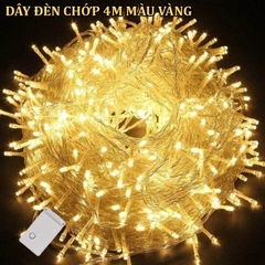 DÂY ĐÈN LED 4 MÉT TRANG TRÍ NHIỀU MÀU - TÍM - XANH LÁ-XANH DƯƠNG-ĐỎ-VÀNG-TRẮNG (2)