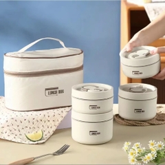 HỘP CƠM 4 NGĂN CÓ KÈM TÚI GIỮ NHIỆT LUNCH (10)