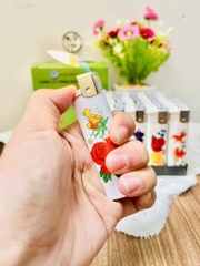 QUẸT BẬT LỬA BẤM TRÁI TÁO, HOA VIỆT (0,5) (hộp 50c) '