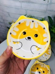 CHÉN BÁT SỨ ĐỰNG NƯỚC CHẤM GIA VỊ HÌNH CÚN (2)
